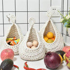 Cotton Rope Wall Basket in Six Sizes Set | StorageOZ