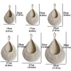 Cotton Rope Wall Basket in Six Sizes Set | StorageOZ
