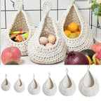 Cotton Rope Wall Basket in Six Sizes Set | StorageOZ
