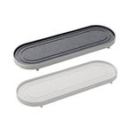 Oval Diatomite Drain Tray Two Colours Set | StorageOZ