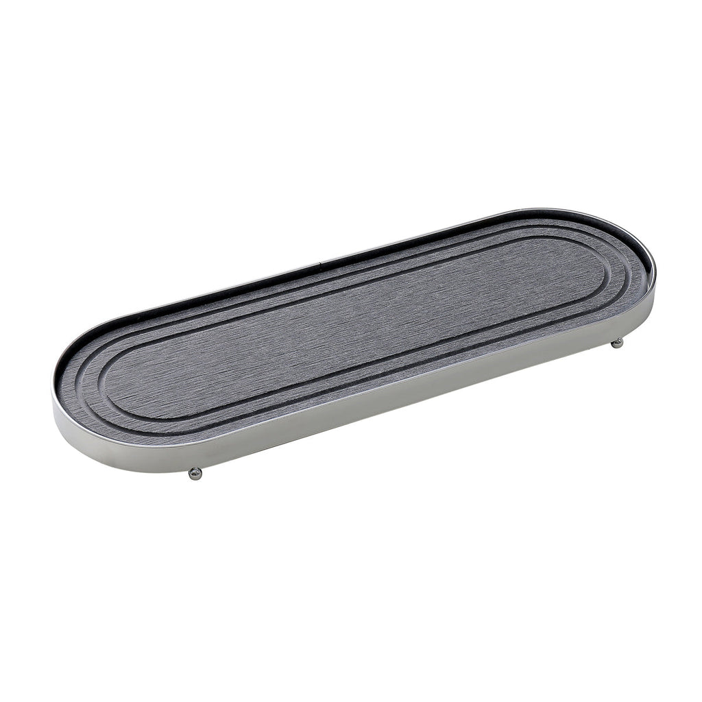 Oval Diatomite Drain Tray Two Colours Set | StorageOZ