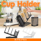 Adjustable Metal Cup Holder Two Colours Set | StorageOZ