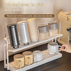 2 Tier Cup Drying Rack Two Colours Organiser | StorageOZ