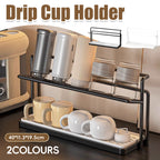 2 Tier Cup Drying Rack Two Colours Organiser | StorageOZ