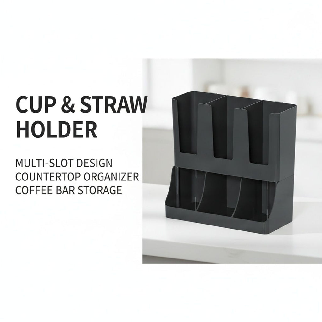 Paper Cup Straw Holder Home Organiser Set | StorageOZ