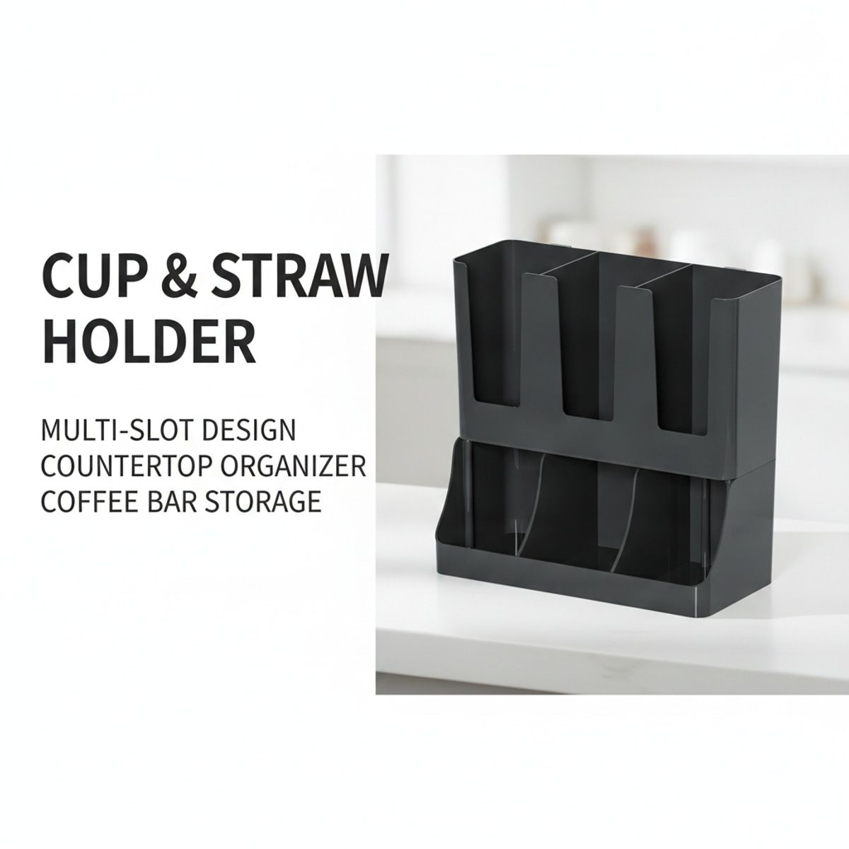 Paper Cup Straw Holder Home Organiser Set | StorageOZ