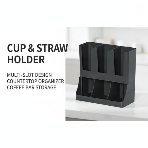 Paper Cup Straw Holder Home Organiser Set | StorageOZ