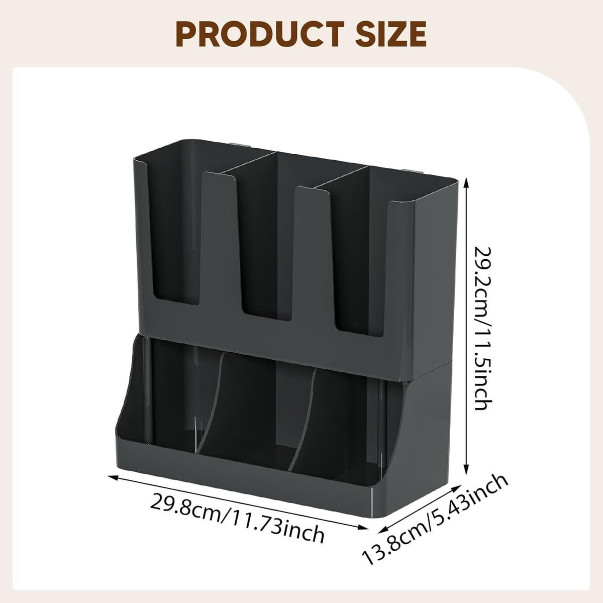 Paper Cup Straw Holder Home Organiser Set | StorageOZ
