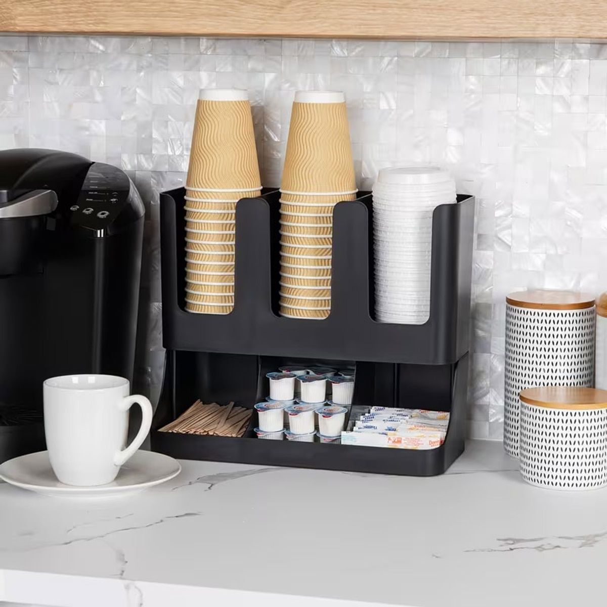 Paper Cup Straw Holder Home Organiser Set | StorageOZ