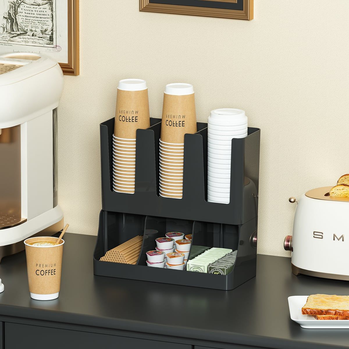 Paper Cup Straw Holder Home Organiser Set | StorageOZ