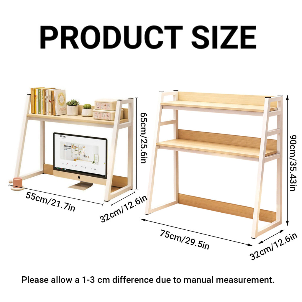 Ladder Desktop Storage Rack Two Widths Set | StorageOZ