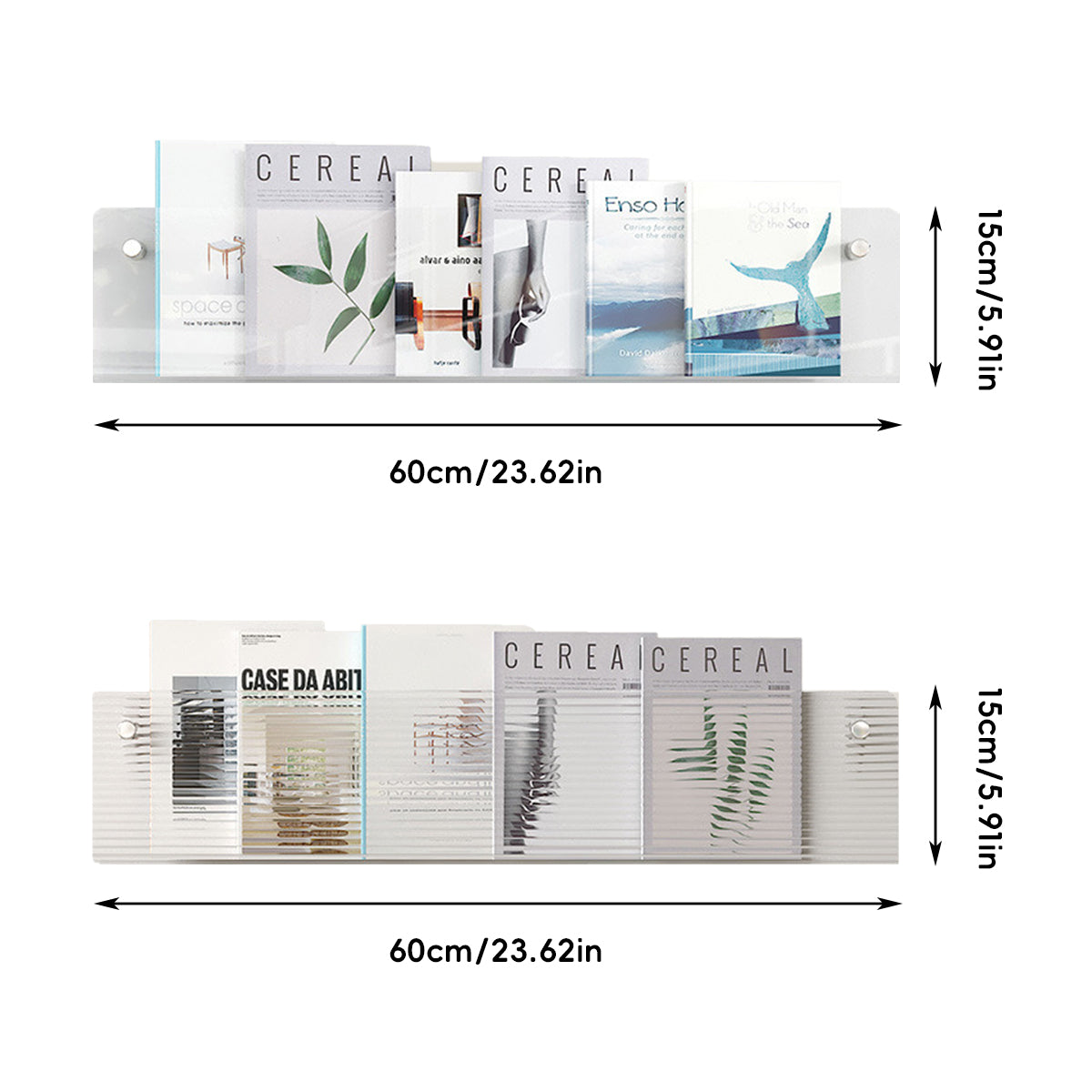 Magazine Holders Two Lengths Home Organiser | StorageOZ