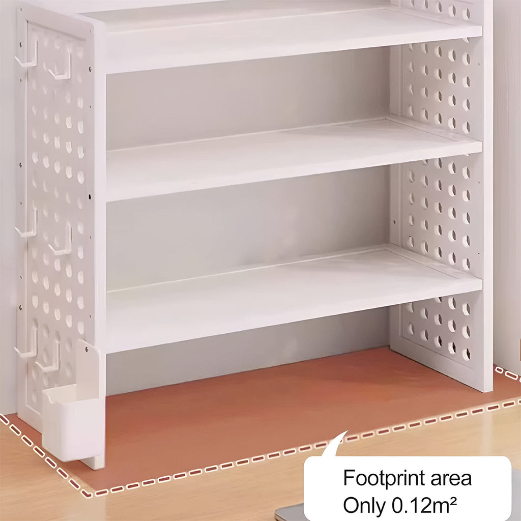 3 Tier Bamboo Desktop Shelf Two Sizes Set | StorageOZ