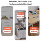 3 Tier Bamboo Desktop Shelf Two Sizes Set | StorageOZ