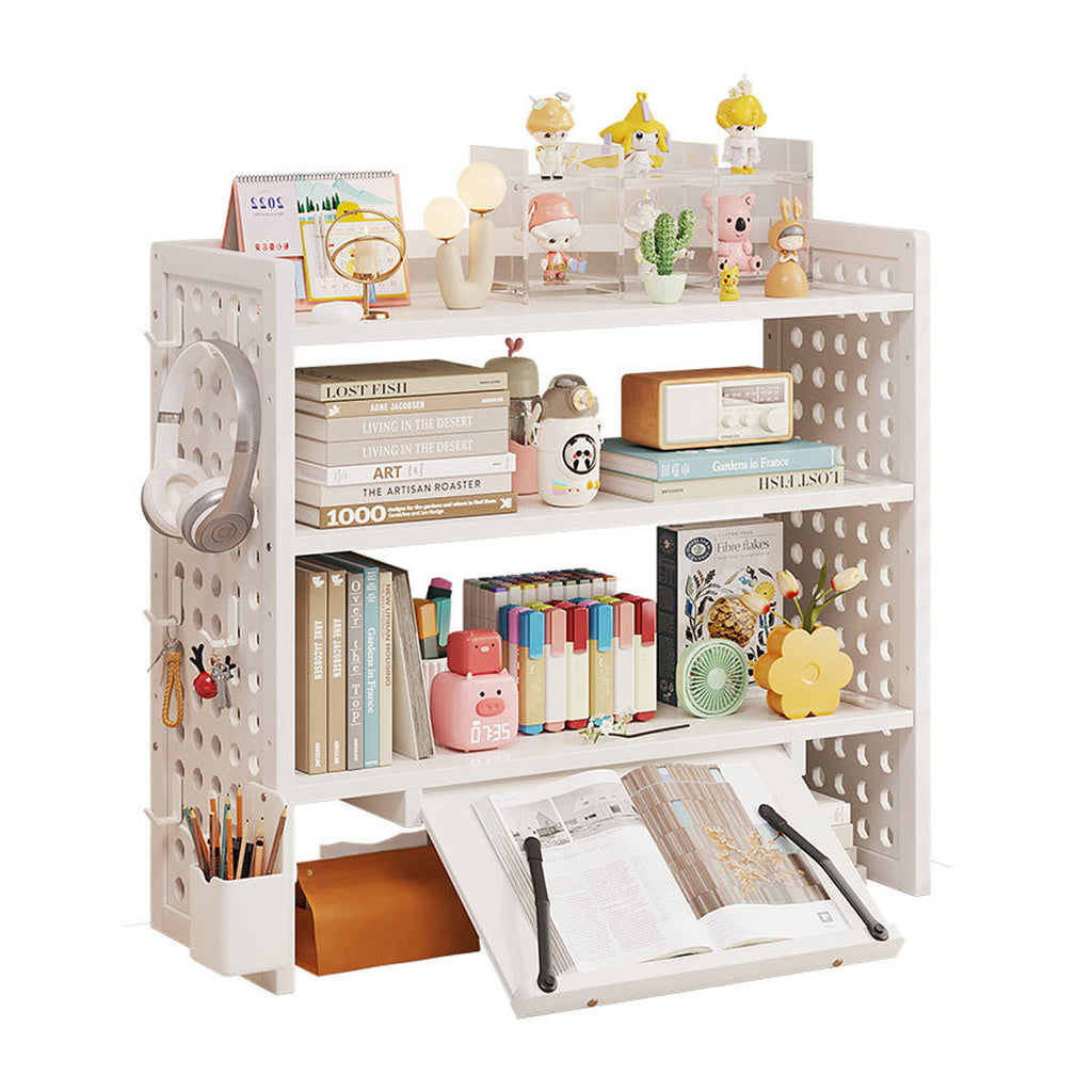 3 Tier Bamboo Desktop Shelf Two Sizes Set | StorageOZ