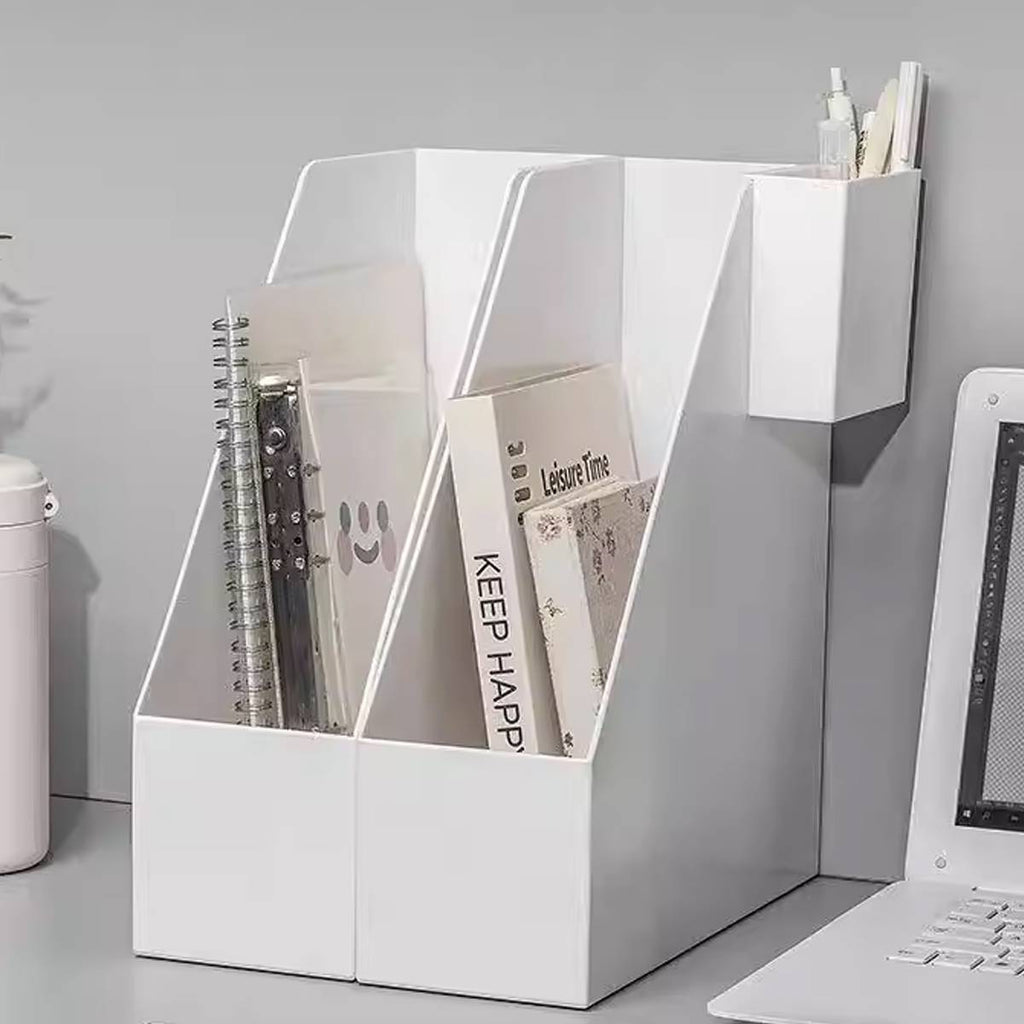 White Desk File Holder One or Three Sets | StorageOZ