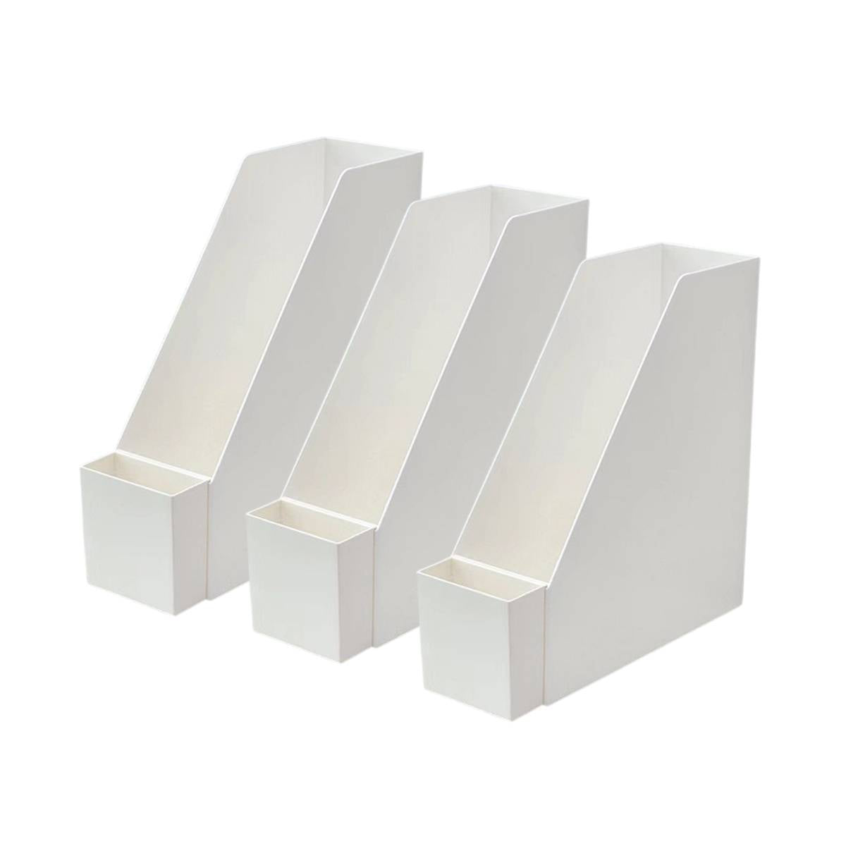 White Desk File Holder One or Three Sets | StorageOZ
