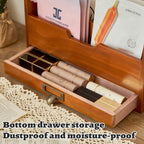 Old Wood Look Desk File Holder Organiser | StorageOZ