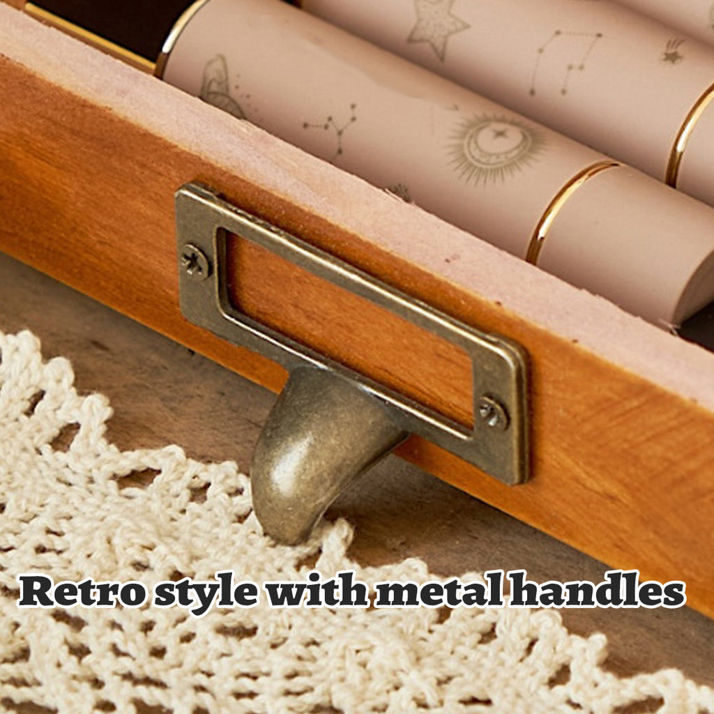Old Wood Look Desk File Holder Organiser | StorageOZ