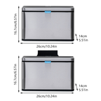 Trash Cans Two Sizes Home Organiser Set Rack | StorageOZ