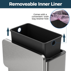 Trash Cans Two Sizes Home Organiser Set Rack | StorageOZ