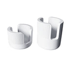 Round Diatomite Sponge Holder Two Sizes Set | StorageOZ