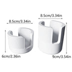Round Diatomite Sponge Holder Two Sizes Set | StorageOZ