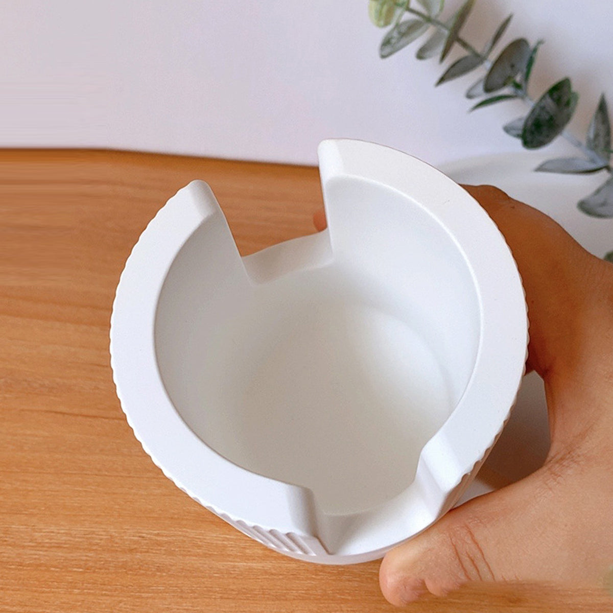 Round Diatomite Sponge Holder Two Sizes Set | StorageOZ