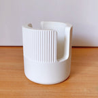 Round Diatomite Sponge Holder Two Sizes Set | StorageOZ