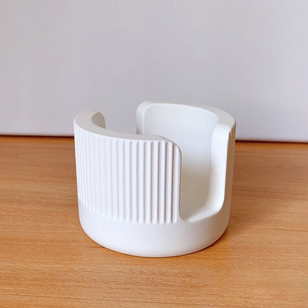 Round Diatomite Sponge Holder Two Sizes Set | StorageOZ