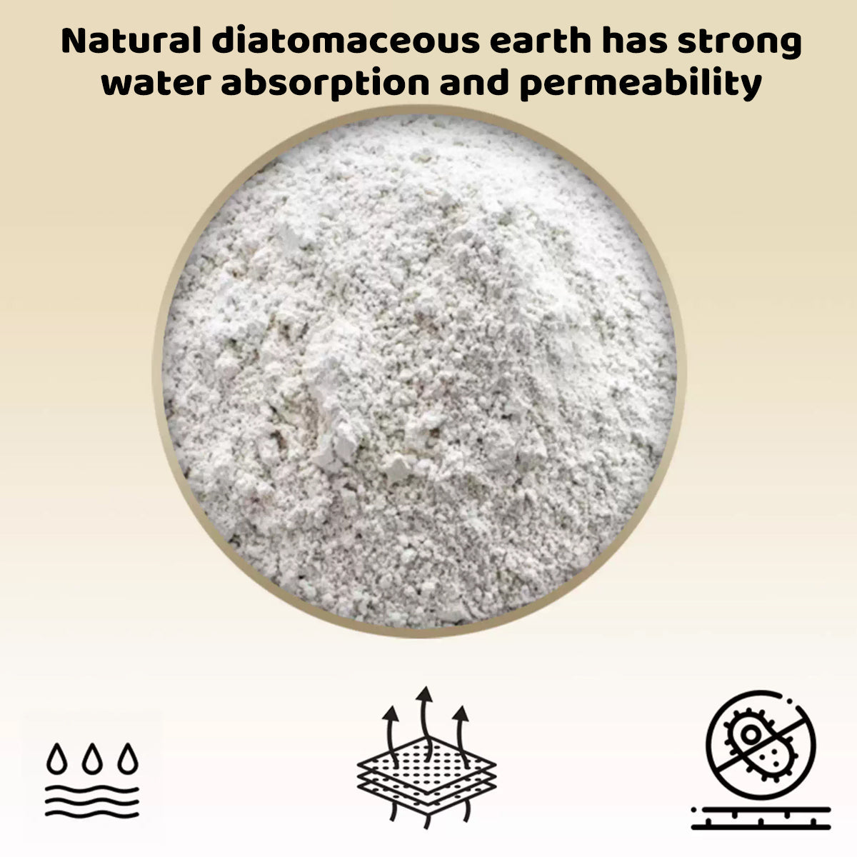 Round Diatomite Sponge Holder Two Sizes Set | StorageOZ