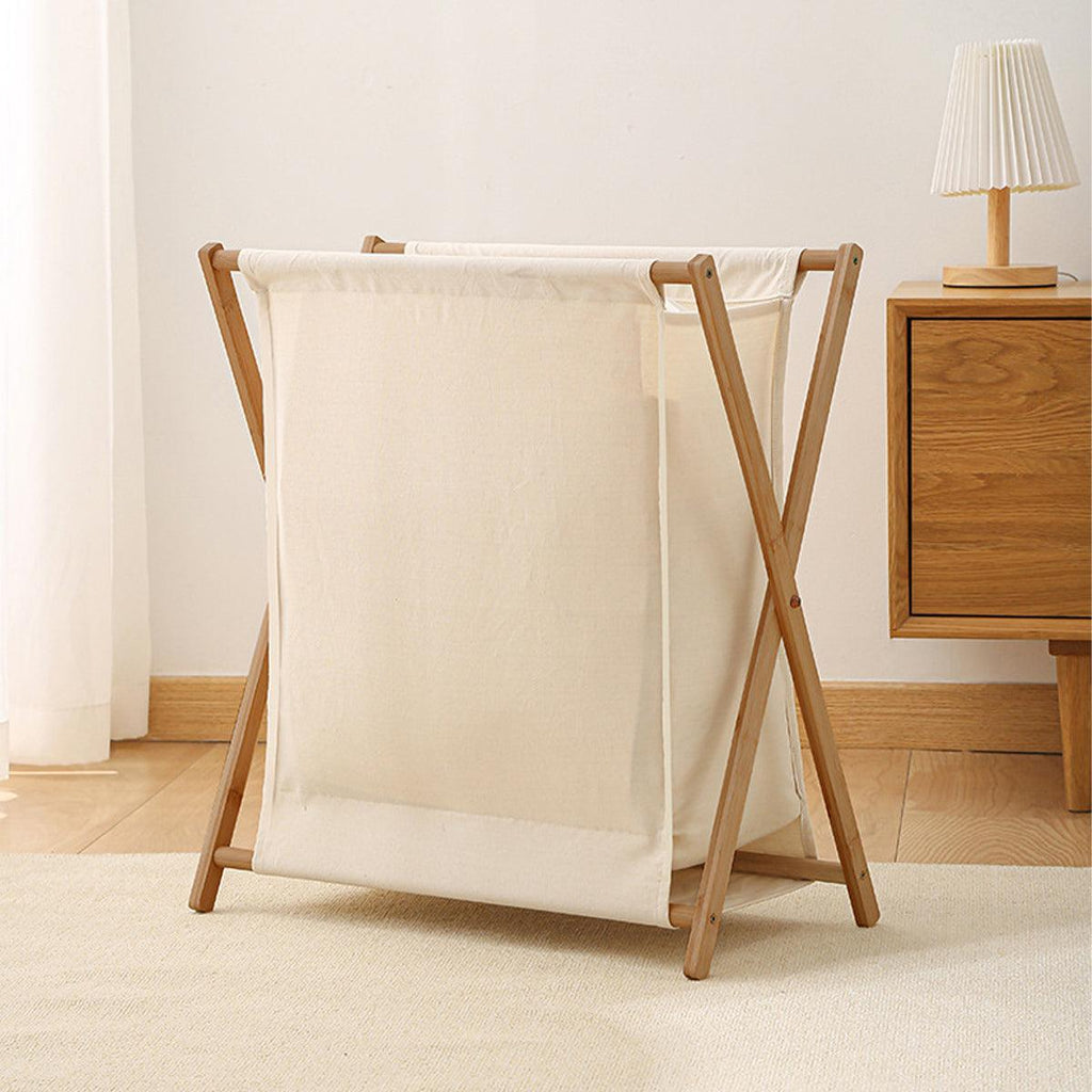 Solid Wood Frame Laundry Basket Three Sizes | StorageOZ