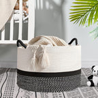 Cotton Rope Laundry Basket Two Colourways | StorageOZ