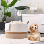 Cotton Rope Laundry Basket Two Colourways | StorageOZ