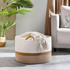 Cotton Rope Laundry Basket Two Colourways | StorageOZ