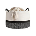 Cotton Rope Laundry Basket Two Colourways | StorageOZ