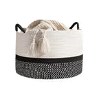Cotton Rope Laundry Basket Two Colourways | StorageOZ