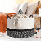 Cotton Rope Laundry Basket Two Colourways | StorageOZ