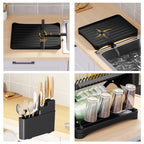 Double Layer Foldable Dish Rack Two Colours | StorageOZ