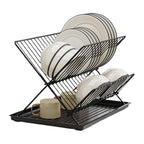Foldable Bowl Plate Rack Two Colours Set | StorageOZ