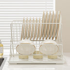 Foldable Bowl Plate Rack Two Colours Set | StorageOZ