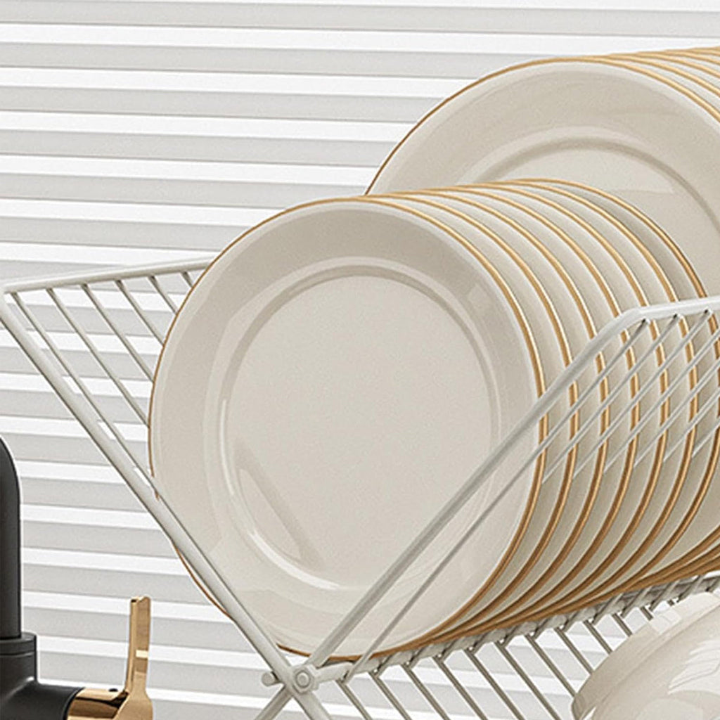 Foldable Bowl Plate Rack Two Colours Set | StorageOZ