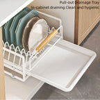 White Pull Out Kitchen Rack Two Styles Set | StorageOZ