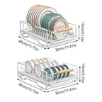White Pull Out Kitchen Rack Two Styles Set | StorageOZ