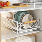 White Pull Out Kitchen Rack Two Styles Set | StorageOZ