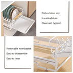 White Pull Out Kitchen Rack Two Styles Set | StorageOZ