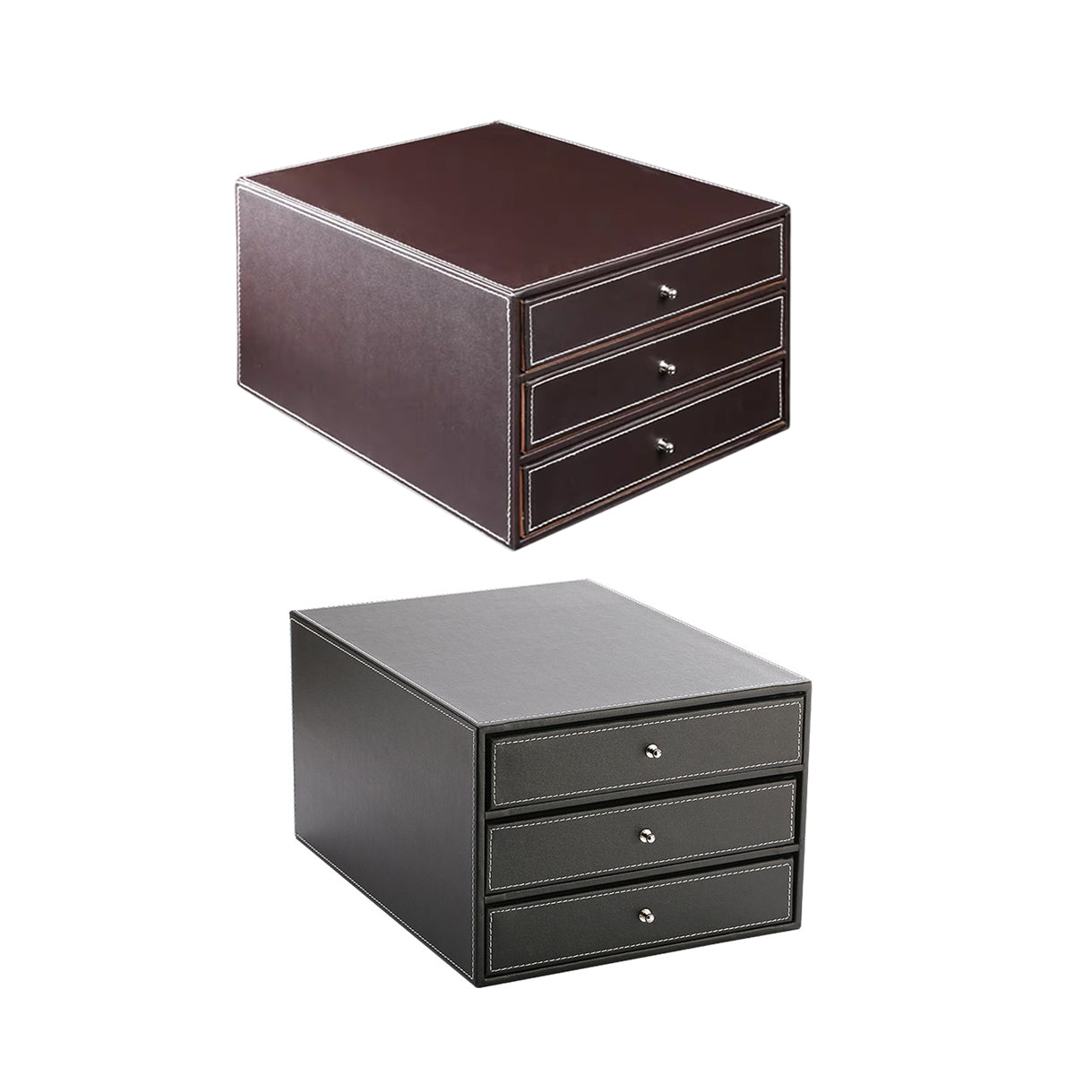 A4 Three Drawer File Tray Two Colours Set | StorageOZ