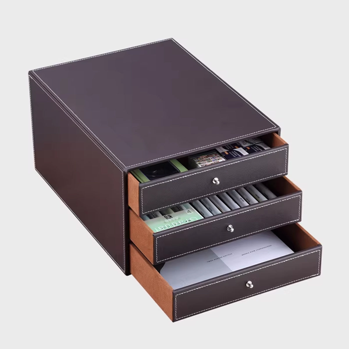 A4 Three Drawer File Tray Two Colours Set | StorageOZ