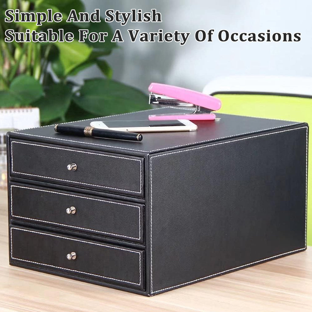 A4 Three Drawer File Tray Two Colours Set | StorageOZ