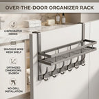 Over Door Storage Rack with Mesh Shelf 51cm | StorageOZ